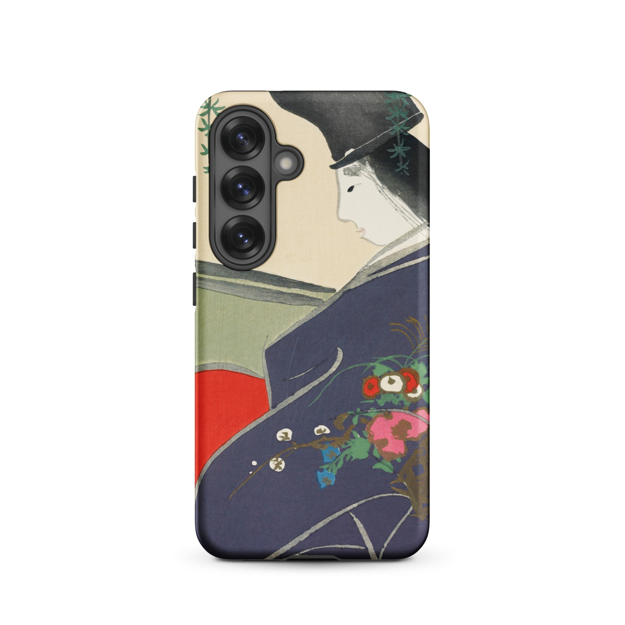 Boat from Momoyugosa Kamisaka Sekka Samsung Case, Galaxy S25 / Matte, Smartphone Case Traditional Japanese Artwork