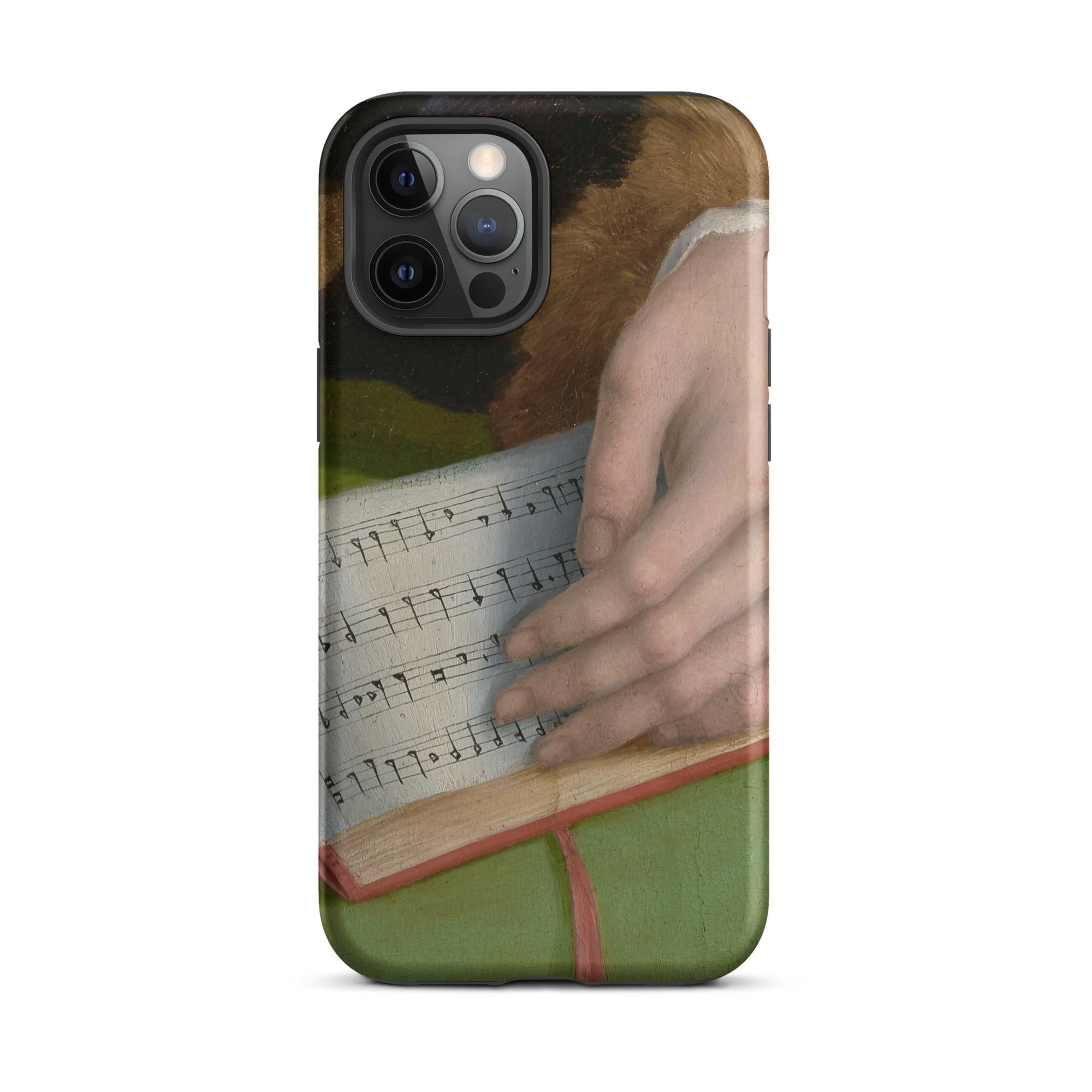 Book of Music Francesco Bacchiacca Iphone Case, 12 Pro Max / Matte, Iphone Case Musical Score Design