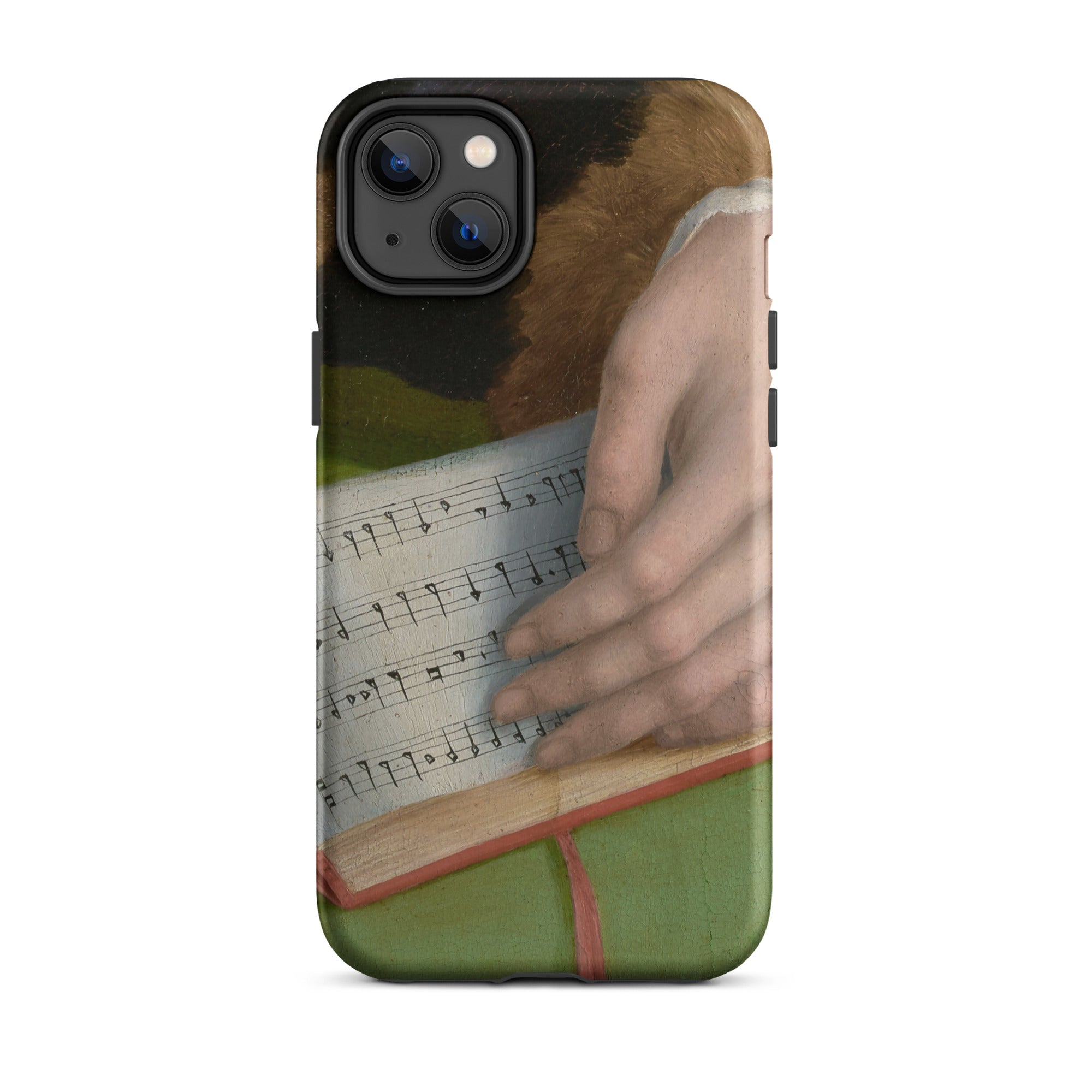 Book of Music Francesco Bacchiacca Iphone Case, 14 Plus / Matte, Iphone Case Musical Score Design