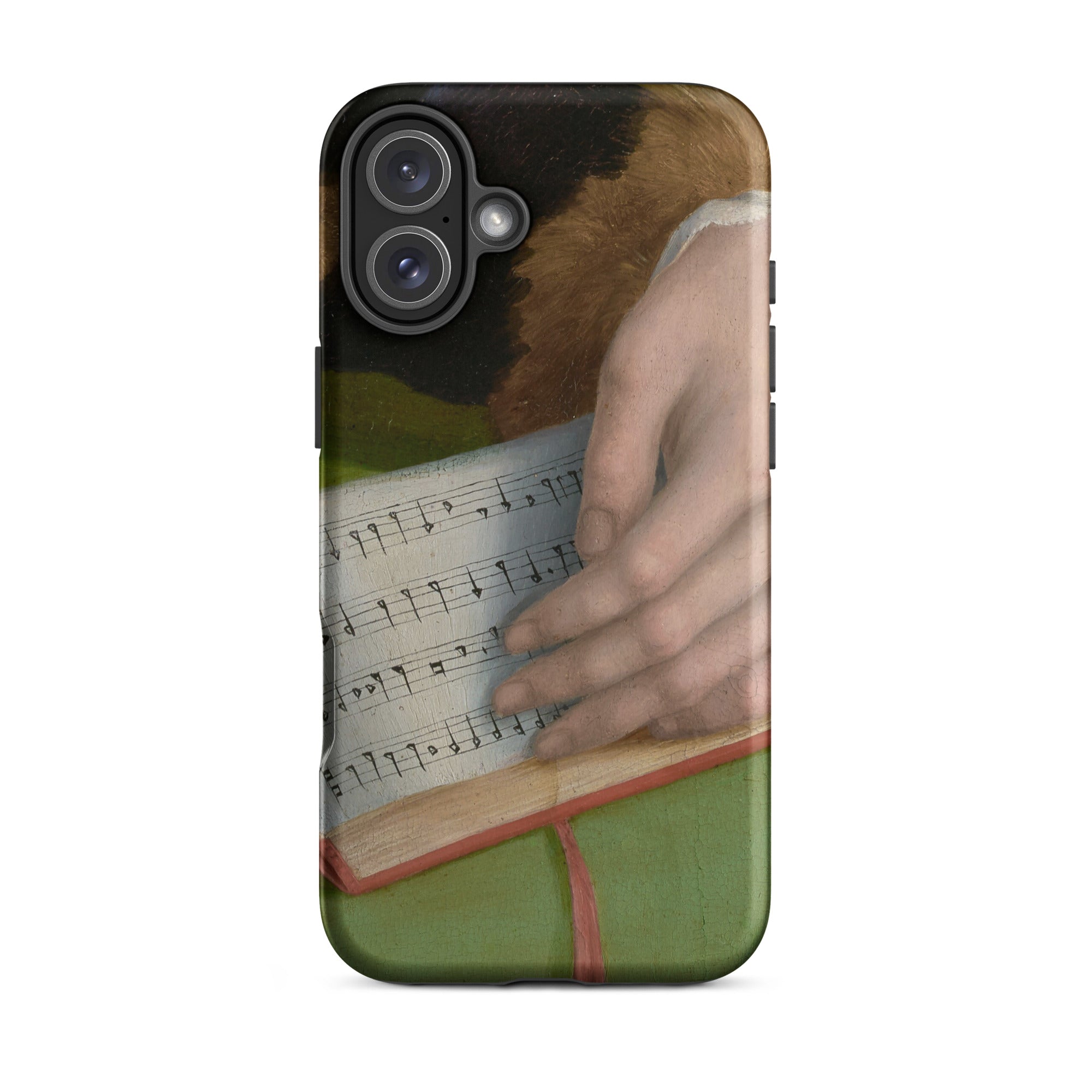 Book of Music Francesco Bacchiacca Iphone Case, 16 Plus / Matte, Phone Case Musical Score Design