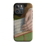 Book of Music - Francesco Bacchiacca Iphone Case, 16 Pro Max / Matte, Iphone Case Musical Score Design