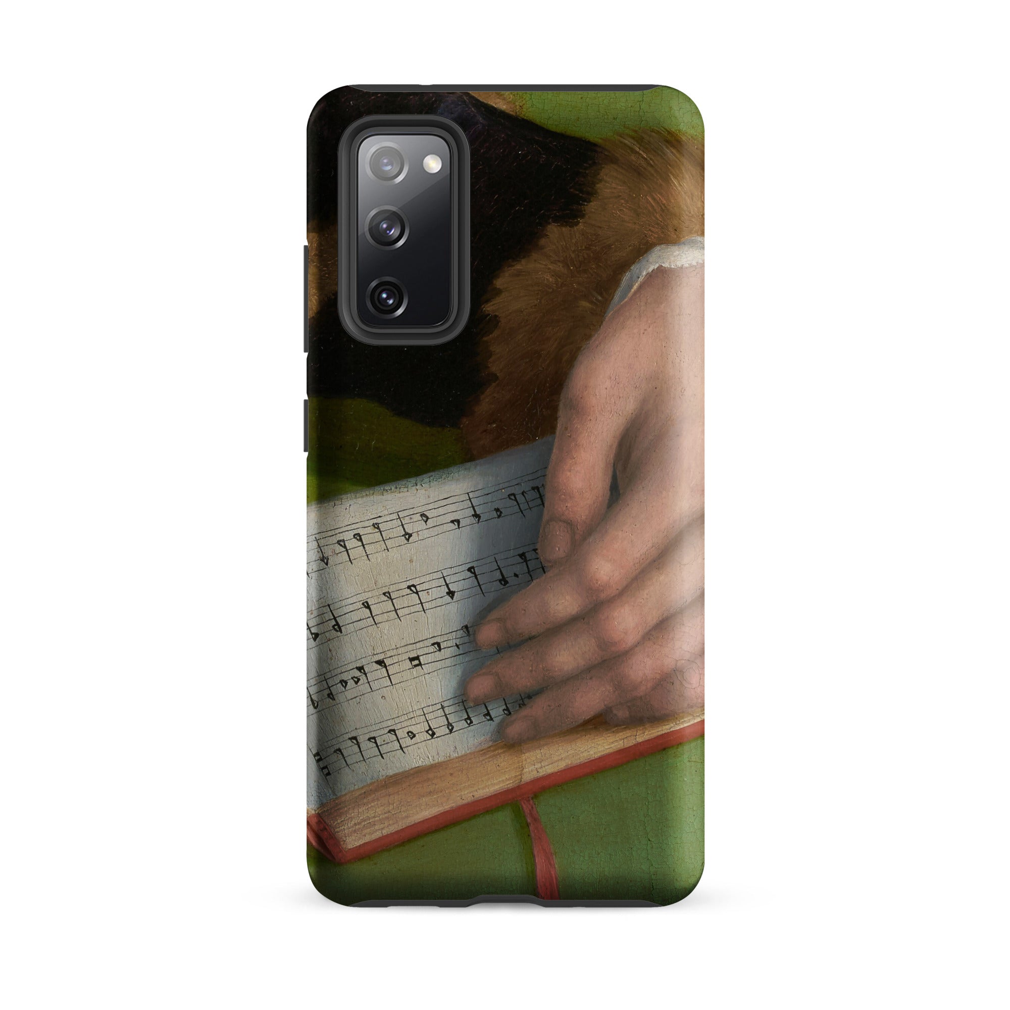 Book of Music Francesco Bacchiacca Samsung Case, Galaxy S20 Fe / Matte, Phone Case Classical Painting Hand Sheet Music