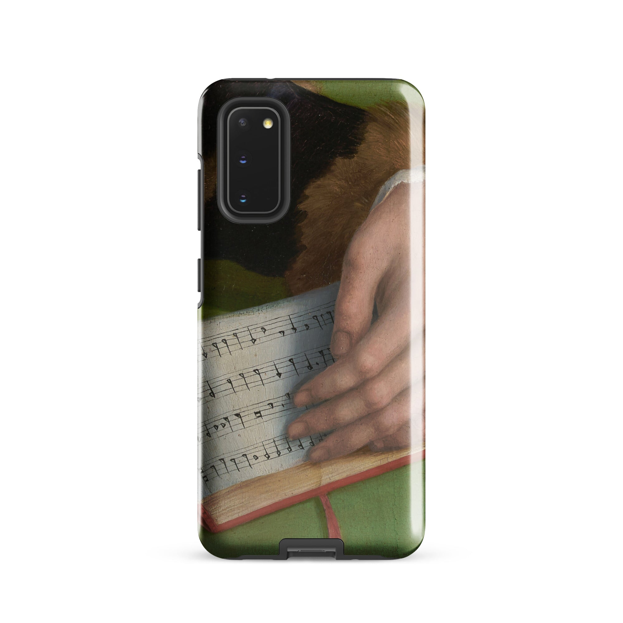 Book of Music Francesco Bacchiacca Samsung Case, Galaxy S20 / Gloss, Phone Case Partial Person’s Hand Music Score