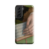 Book of Music - Francesco Bacchiacca Samsung Case, Galaxy S21 Fe / Gloss, Smartphone Case Classical Painting Hand Sheet Music