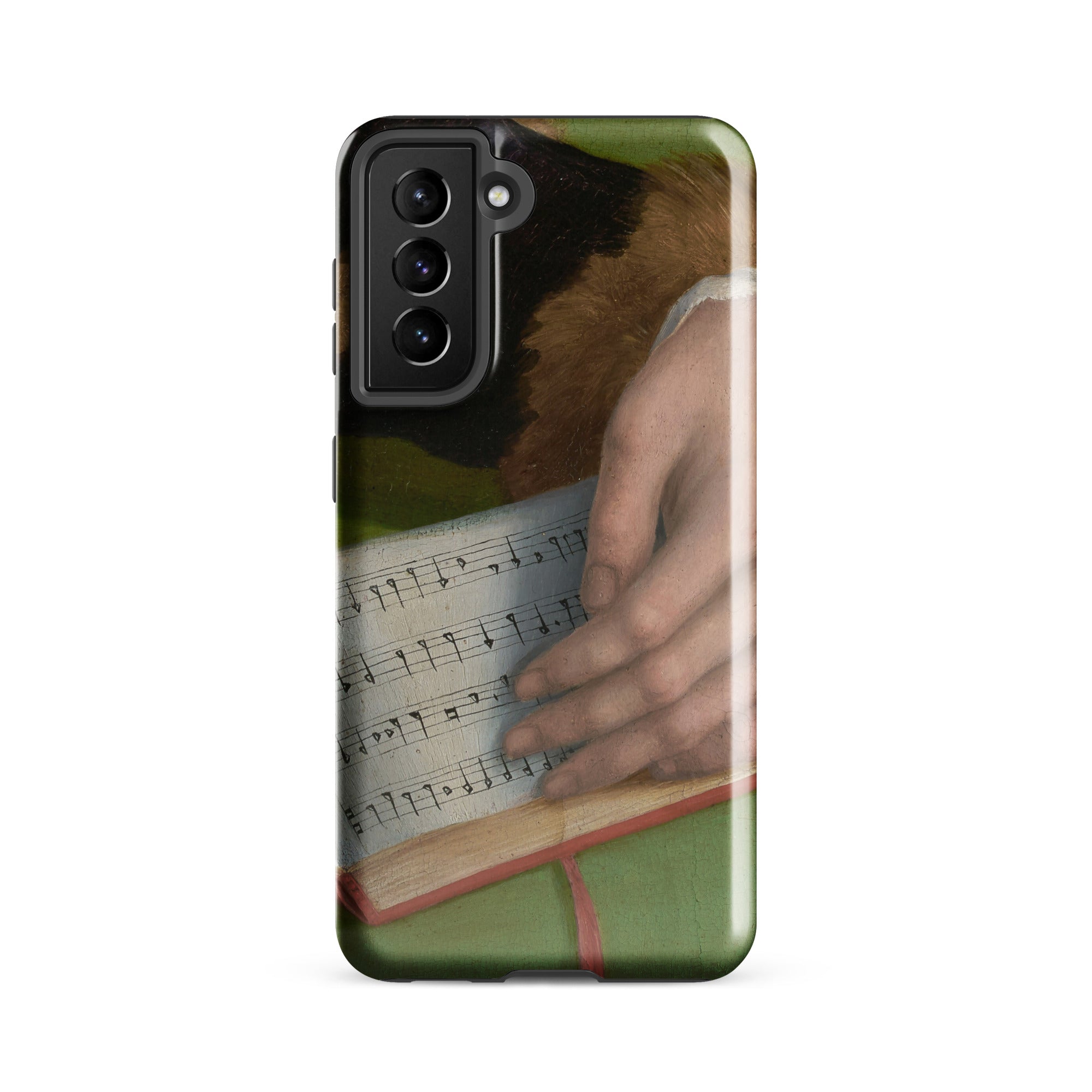 Book of Music Francesco Bacchiacca Samsung Case, Galaxy S21 Fe / Gloss, Smartphone Case Classical Painting Hand Sheet Music