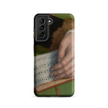 Book of Music - Francesco Bacchiacca Samsung Case, Galaxy S21 / Matte, Smartphone Case Classical Art Design Hands Sheet Music