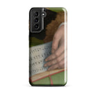 Book of Music Francesco Bacchiacca Samsung Case, Galaxy S21 Plus / Gloss, Smartphone Case Classical Painting Hands Sheet Music