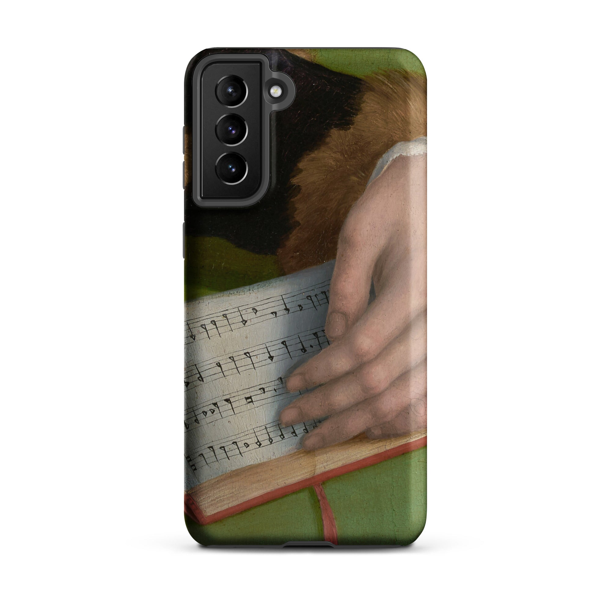 Book of Music Francesco Bacchiacca Samsung Case, Galaxy S21 Plus / Matte, Smartphone Case Classical Painting Hand Sheet Music