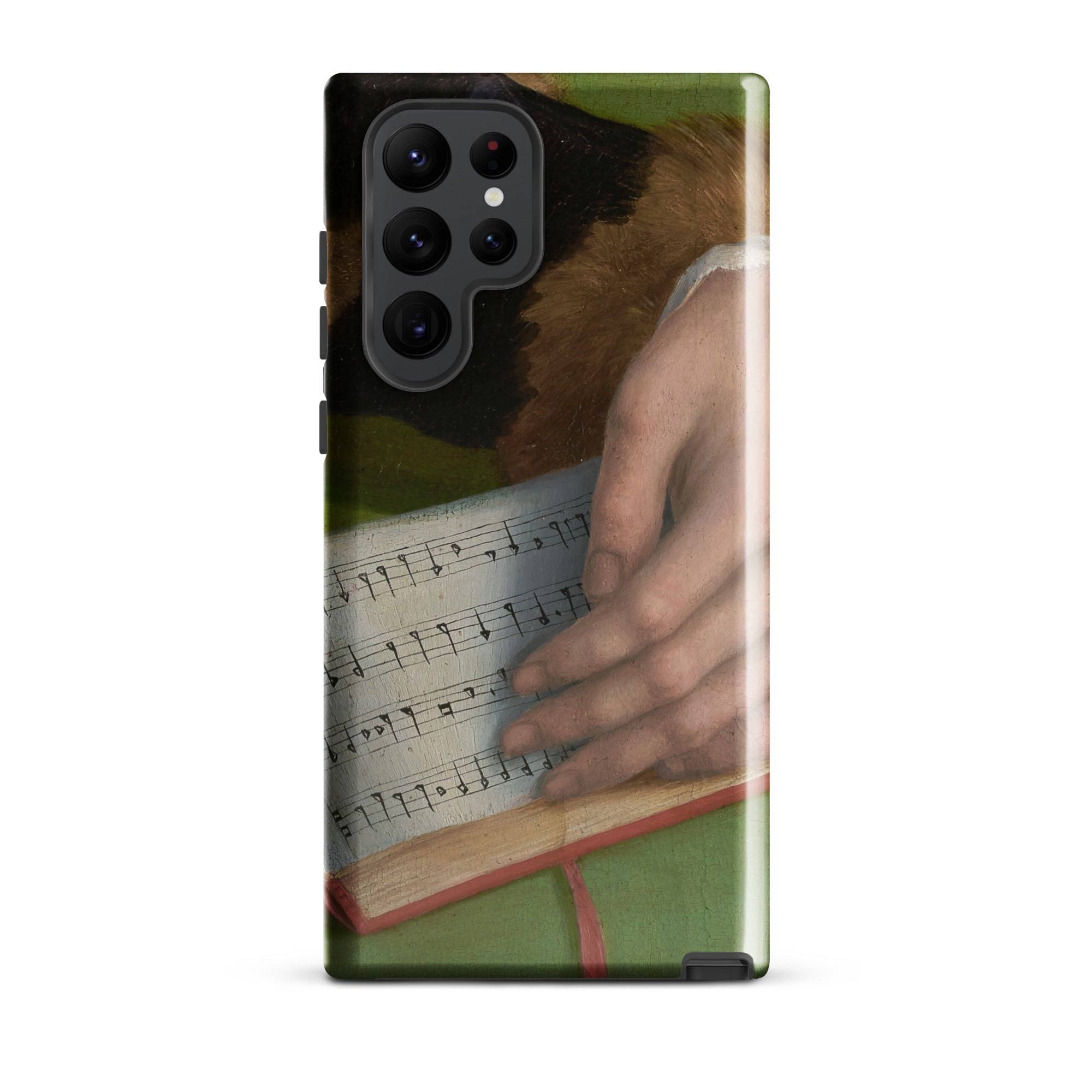 Book of Music Francesco Bacchiacca Samsung Case, Galaxy S22 Ultra / Gloss, Phone Case Classical Painting Hands Sheet Music