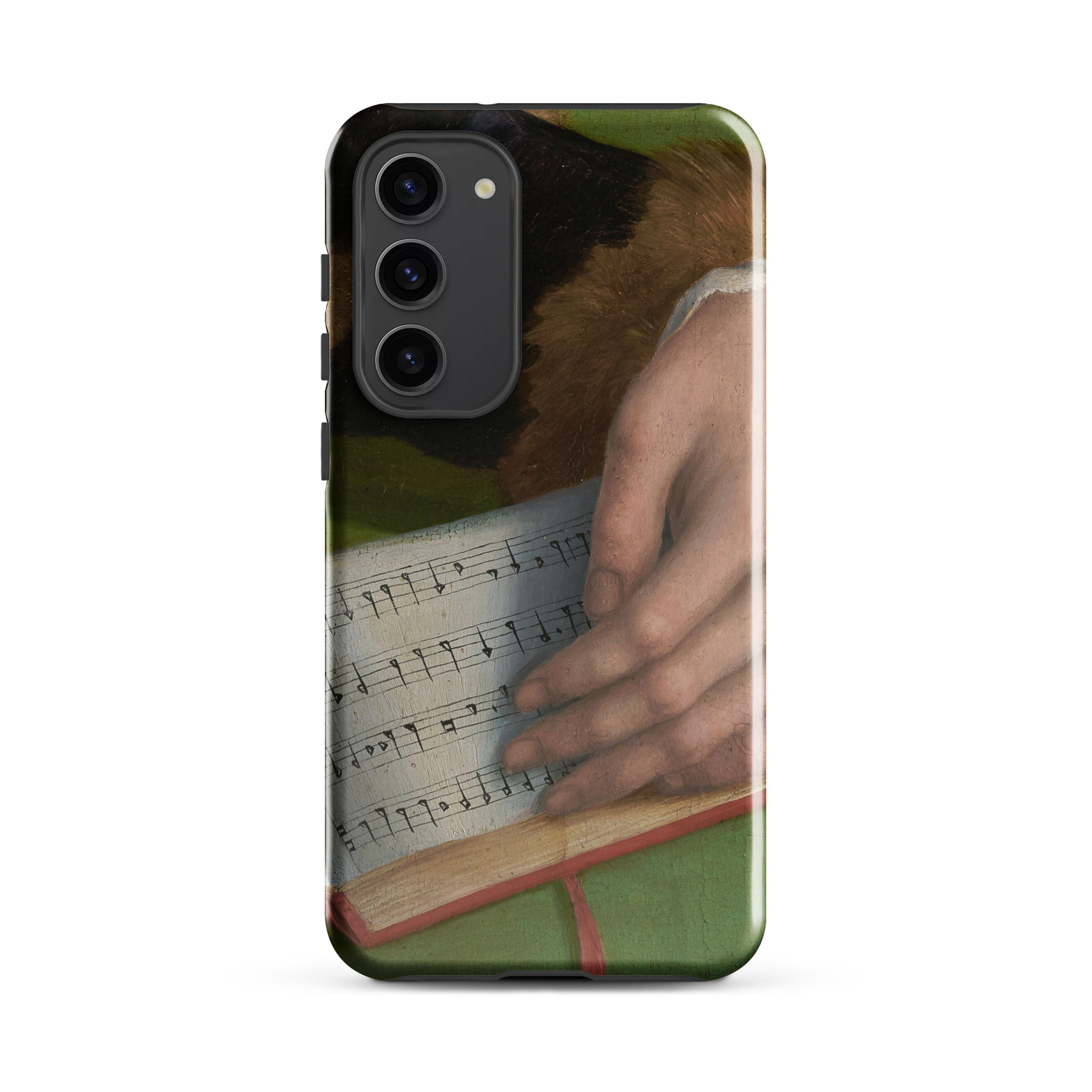 Book of Music Francesco Bacchiacca Samsung Case, Galaxy S23 Plus / Gloss, Smartphone Case Classical Painting Hand Sheet Music