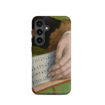 Book of Music - Francesco Bacchiacca Samsung Case, Galaxy S24 / Matte, Smartphone Case Classical Painting Hands Sheet Music