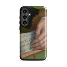 Book of Music Francesco Bacchiacca Samsung Case, Galaxy S24 Plus / Gloss, Smartphone Case Classical Painting Hands Sheet Music