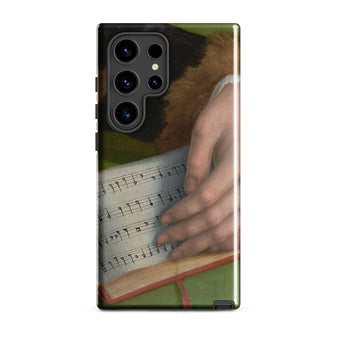 Book of Music - Francesco Bacchiacca Samsung Case, Galaxy S24 Ultra / Gloss, Phone Case Classical Painting Hand Sheet Music