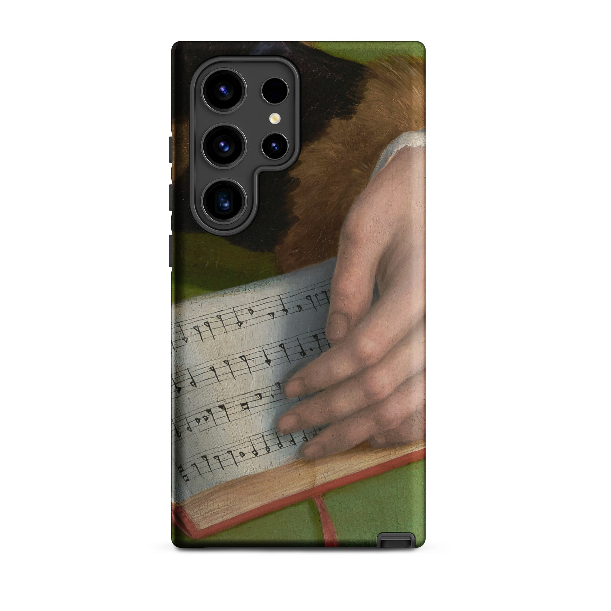 Book of Music Francesco Bacchiacca Samsung Case, Galaxy S24 Ultra / Matte, Smartphone Case Classical Painting Hand Sheet Music