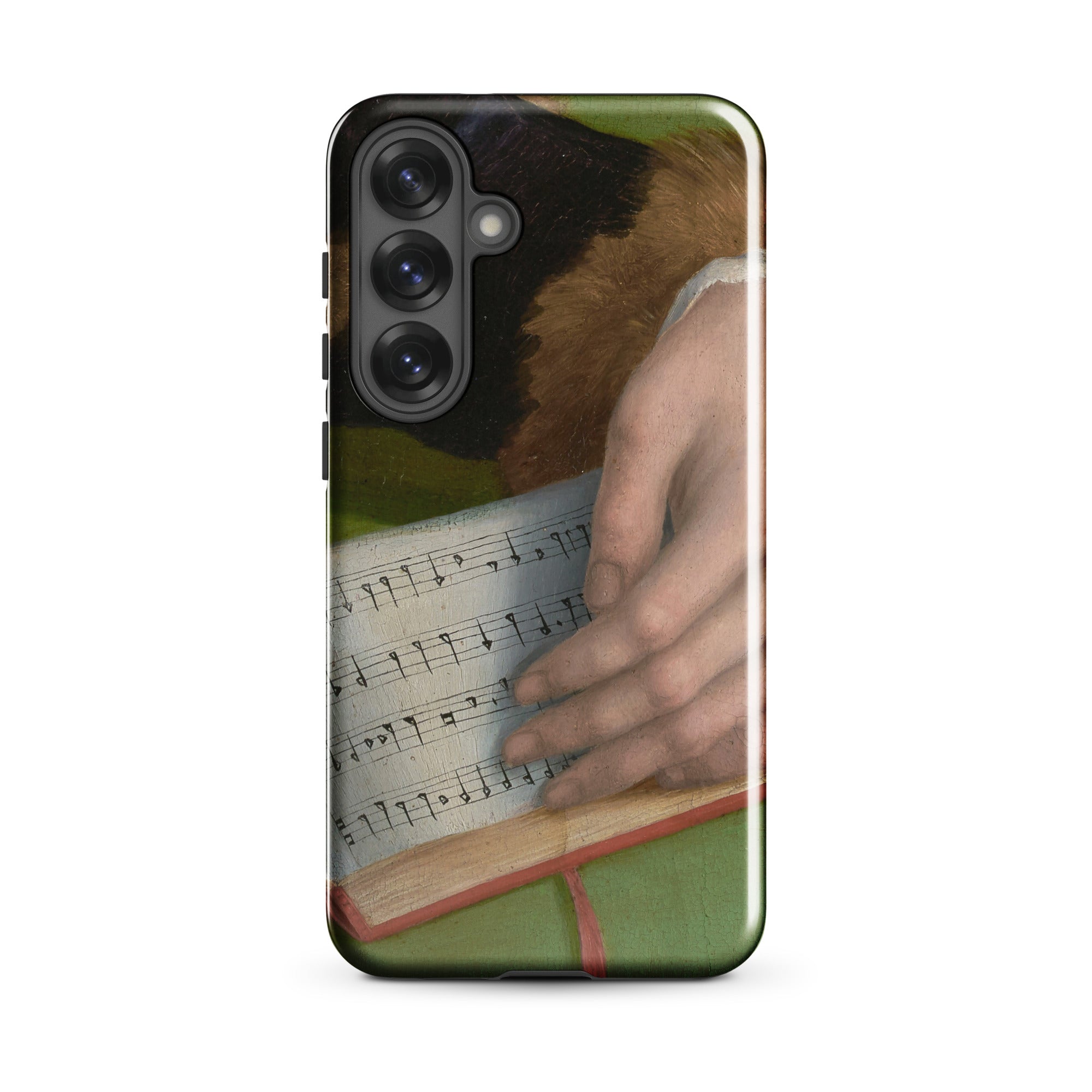 Book of Music Francesco Bacchiacca Samsung Case, Galaxy S25 Plus / Gloss, Smartphone Case Design Hands Sheet Music