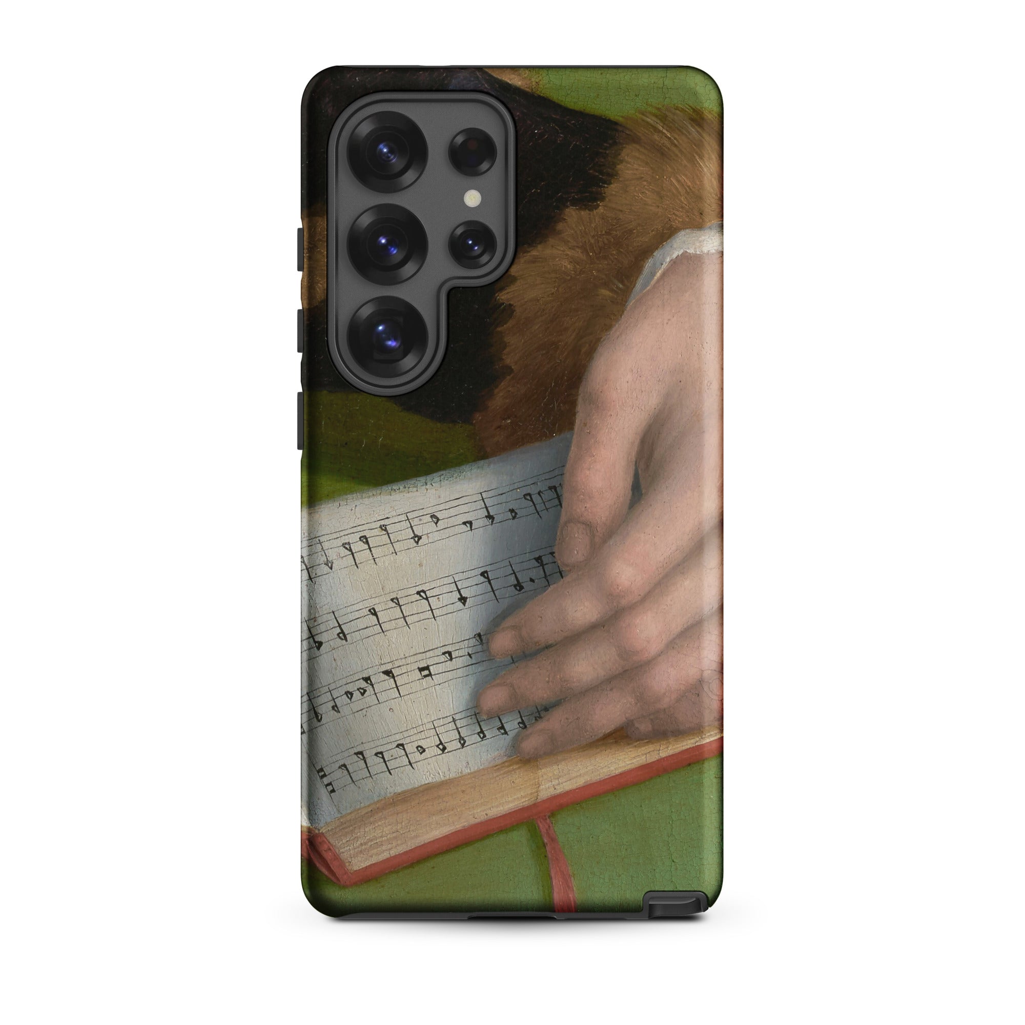 Book of Music Francesco Bacchiacca Samsung Case, Galaxy S25 Ultra / Matte, Smartphone Case Classical Painting Hand Sheet Music