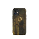 The Bookworm - Carl Spitzweg Iphone Case, 12 Mini / Matte, Iphone 13 Dark Art Print Case Man