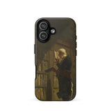 The Bookworm - Carl Spitzweg Phone Case Iphone 17 / Matte Iphone 12 Case Classic Painting Design Carl Spitzweg Iphone, Pocket-sized