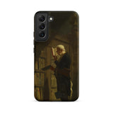 The Bookworm - Carl Spitzweg Samsung Case, Galaxy S22 Plus / Matte, Smartphone Case Painting Man Library