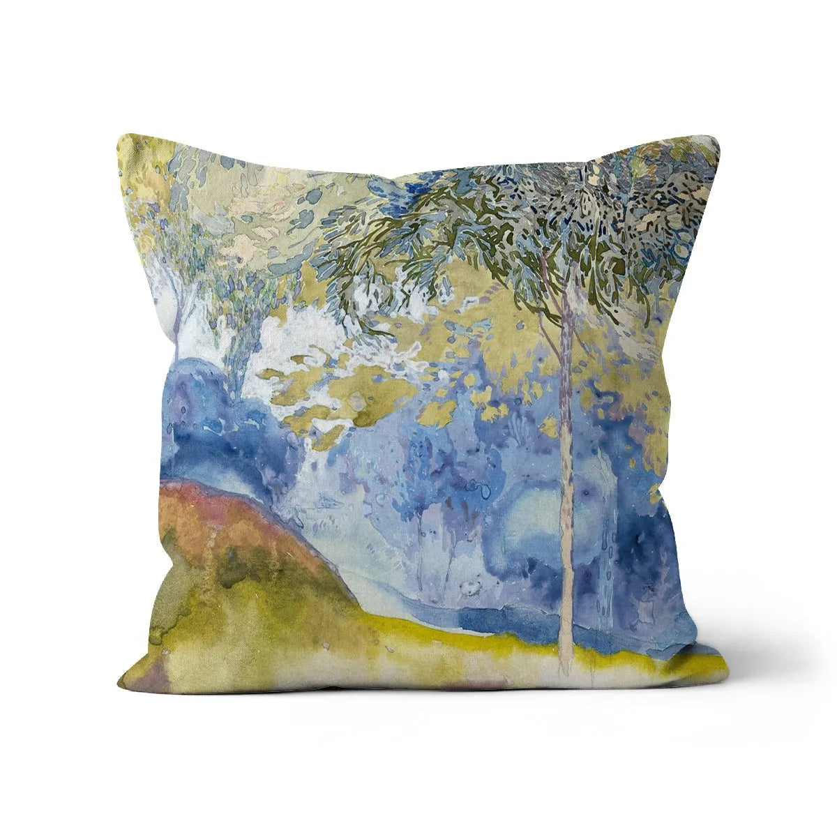 Boomrijk Landscape Cushion - Decorative Throw Pillow - Georges De Feure - Linen / 18’x18’ - Throw Pillows