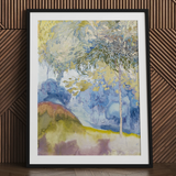 Boomrijk Landscape - Georges De Feure Art Nouveau Print / Canvas, 24x32’’ / 61x81cm / Black Frame / Matboard, Posters Prints & Visual