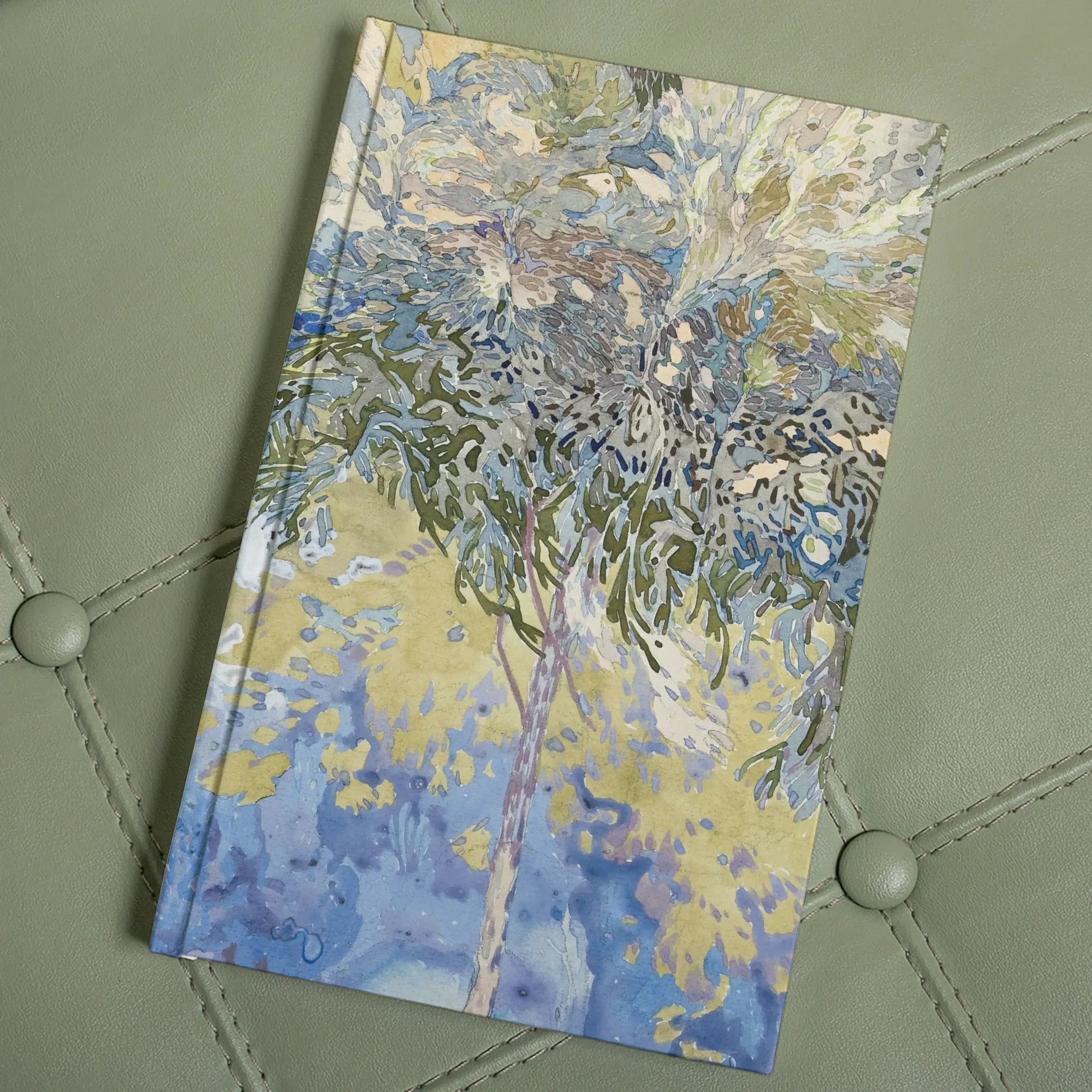 Boomrijk Landscape By Georges De Feure Hardback Journal - Notebooks & Notepads - Aesthetic Art