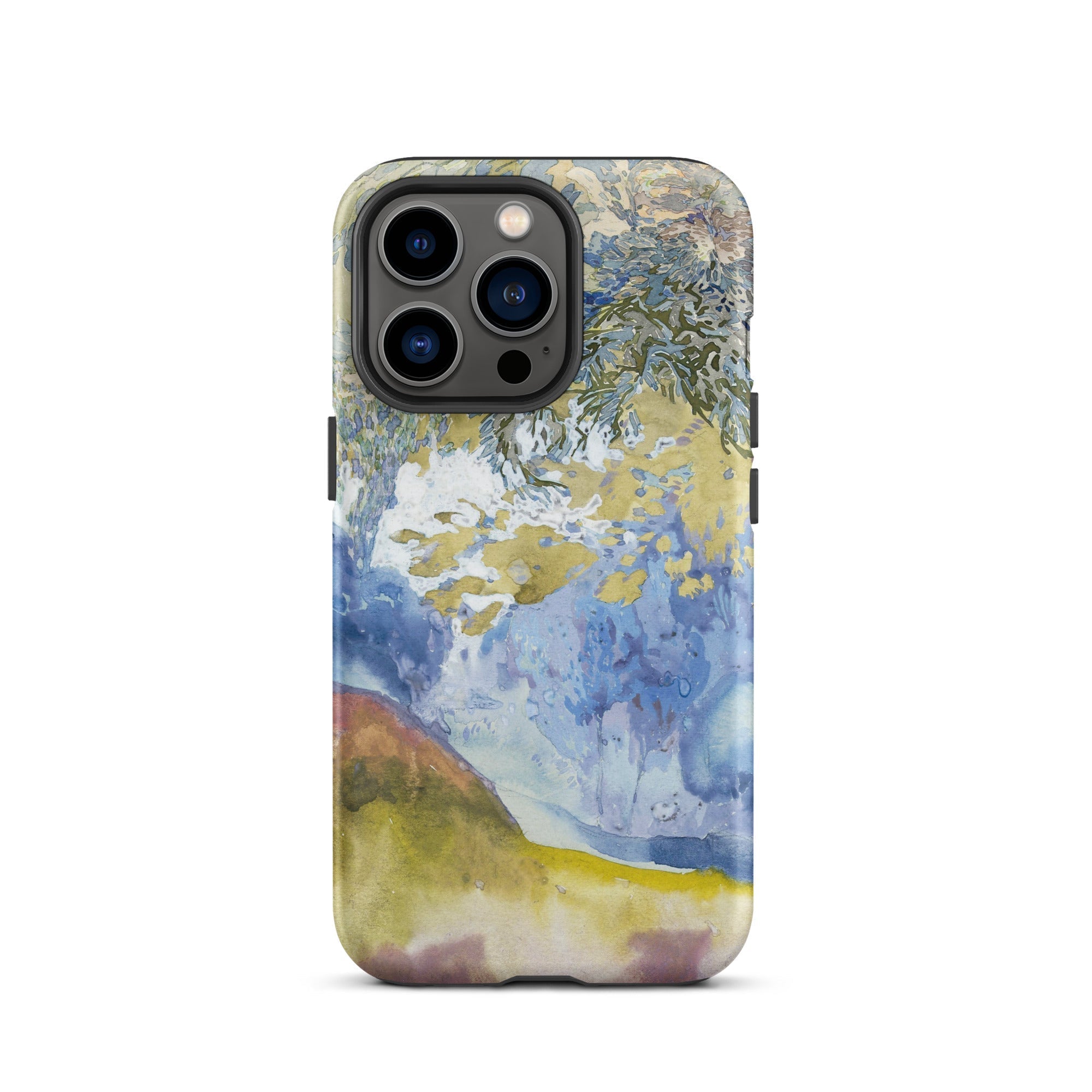 Boomrijk Landscape - Georges De Feure Iphone Case, 13 Pro / Matte, Watercolor-style Phone Case