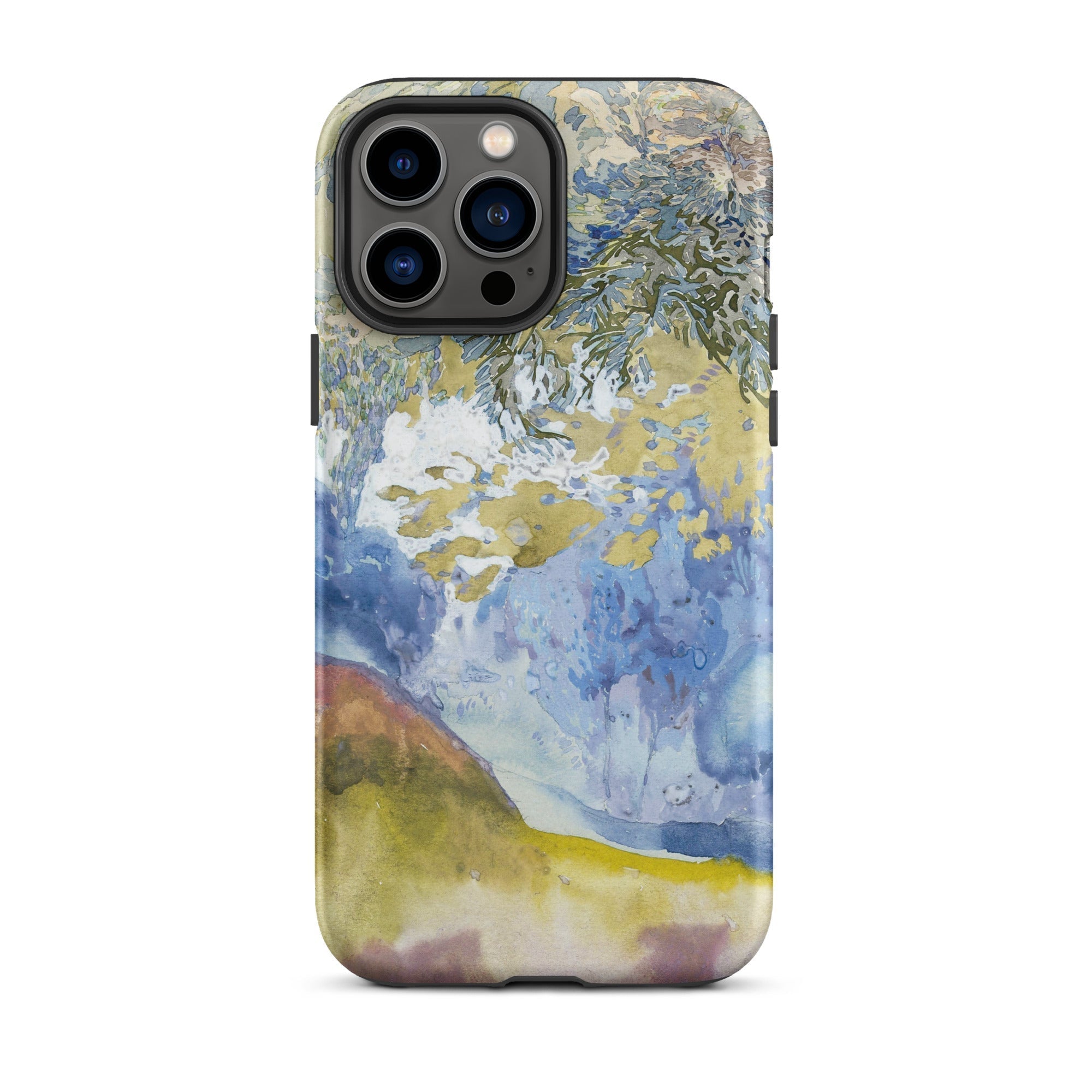 Boomrijk Landscape - Georges De Feure Iphone Case, 13 Pro Max / Matte, Watercolor-style Phone Case