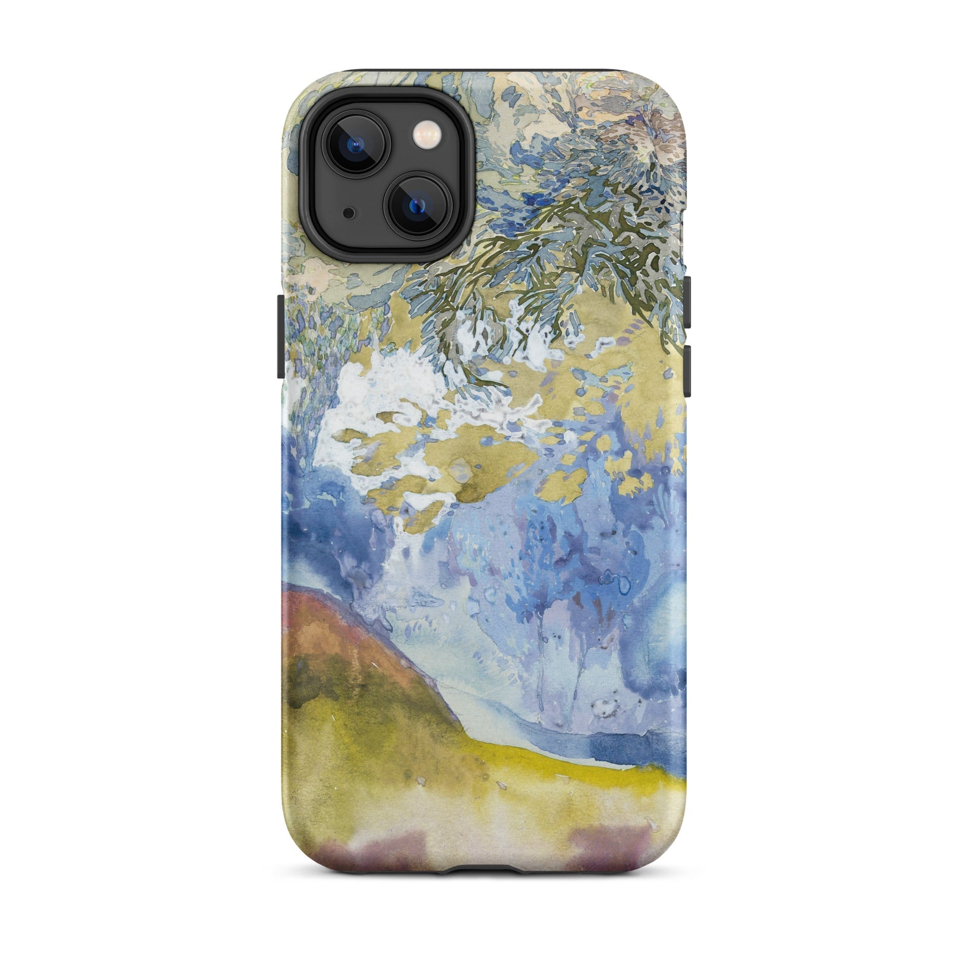 Boomrijk Landscape - Georges De Feure Iphone Case, 14 Plus / Matte, Iphone Case Abstract Landscape Design