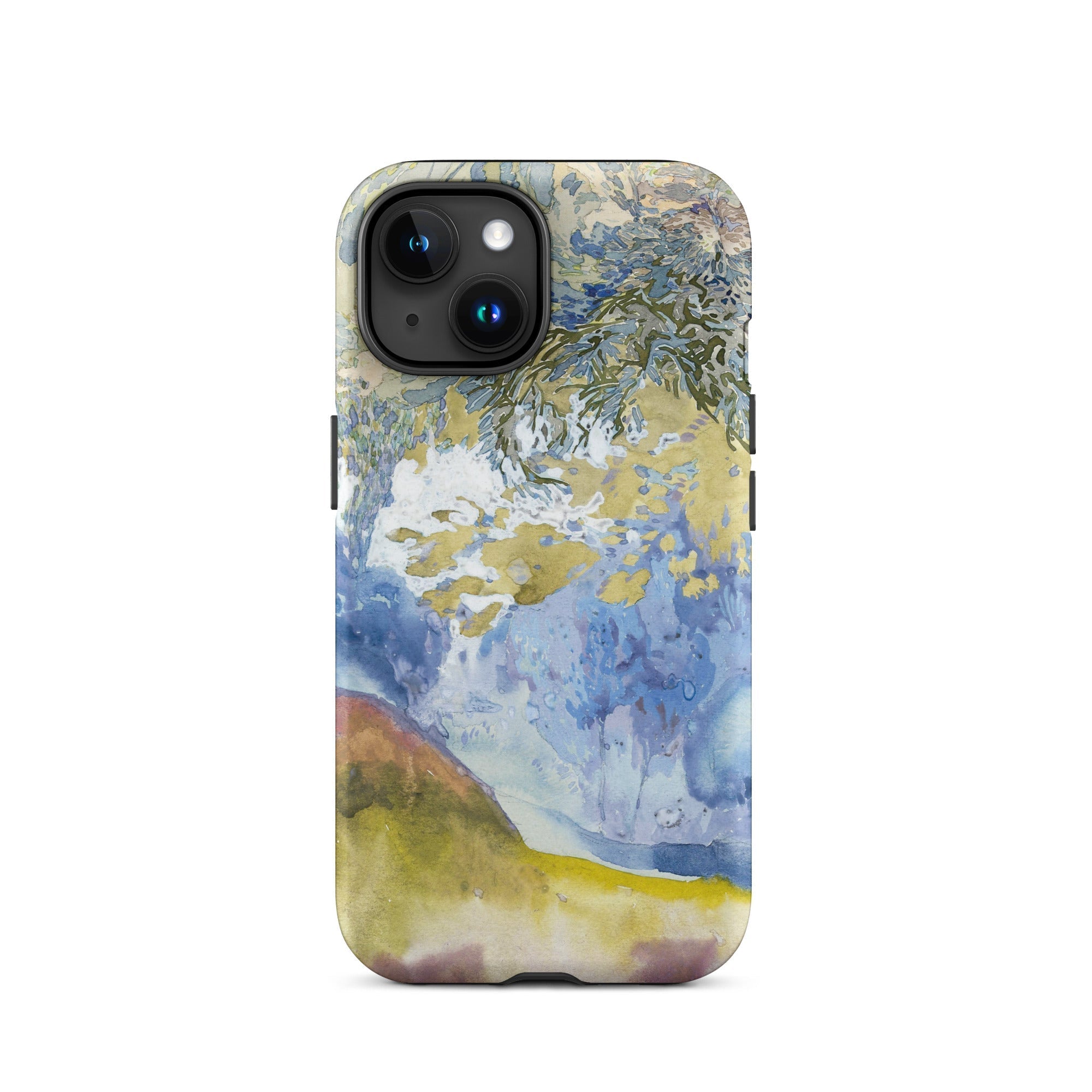 Boomrijk Landscape - Georges De Feure Iphone Case, 15 / Matte, Watercolor-style Phone Case