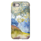 Boomrijk Landscape - Georges De Feure Iphone Case, 8 / Matte, Phone Case Abstract Watercolor Landscape Design Blue Yellow