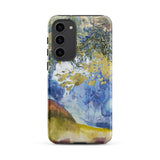 Boomrijk Landscape - Georges De Feure Samsung Case, Galaxy S23 Plus / Matte, Smartphone Case Abstract Watercolor-style Design Blues Yellows