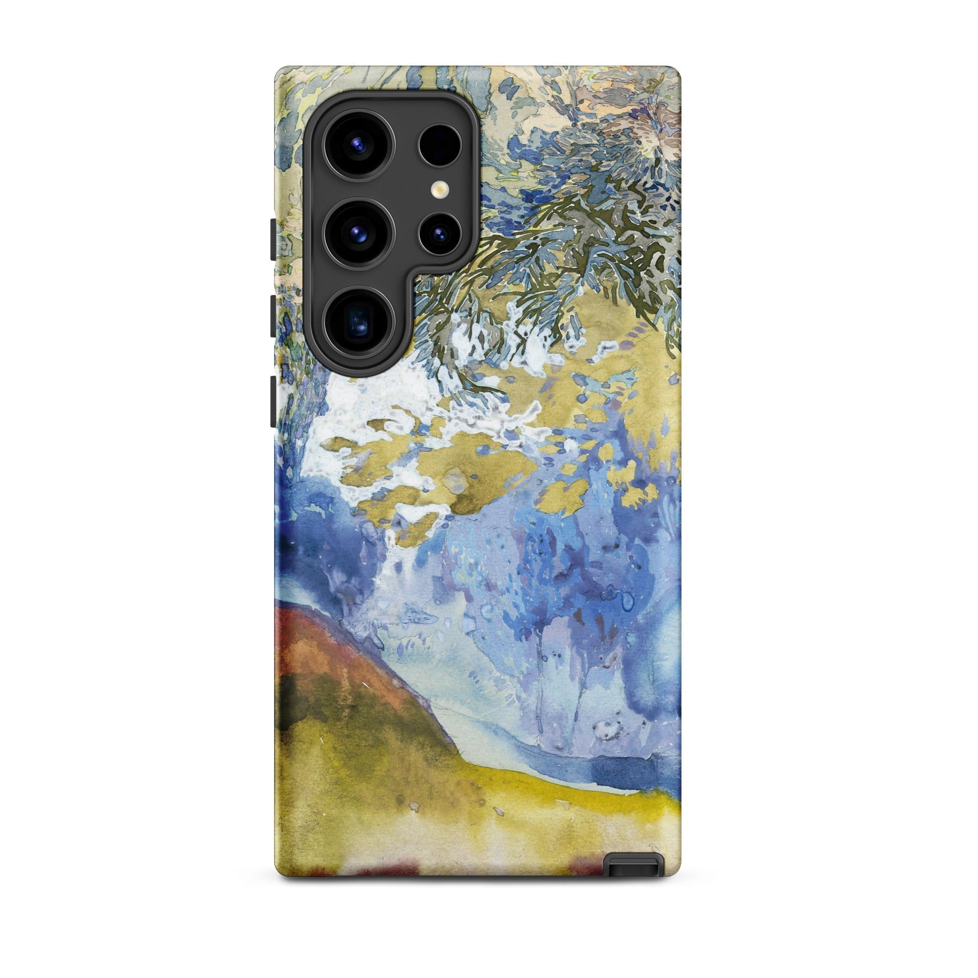 Boomrijk Landscape Georges De Feure Samsung Case, Galaxy S24 Ultra / Matte, Smartphone Nature Themed Abstract Art Case