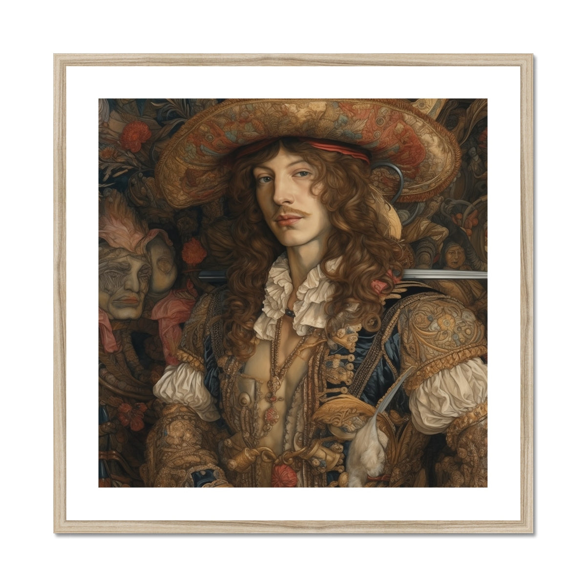 Botticelli’s Outlaw - Gay Renaissance Cowboy Art Print