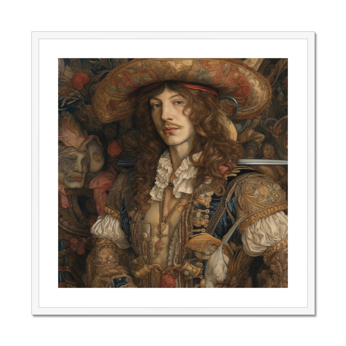 Botticelli’s Outlaw - Gay Renaissance Cowboy Art Print