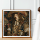 Botticelli’s Outlaw - Gay Renaissance Cowboy Art Print - 40’’x40’’ / Unframed