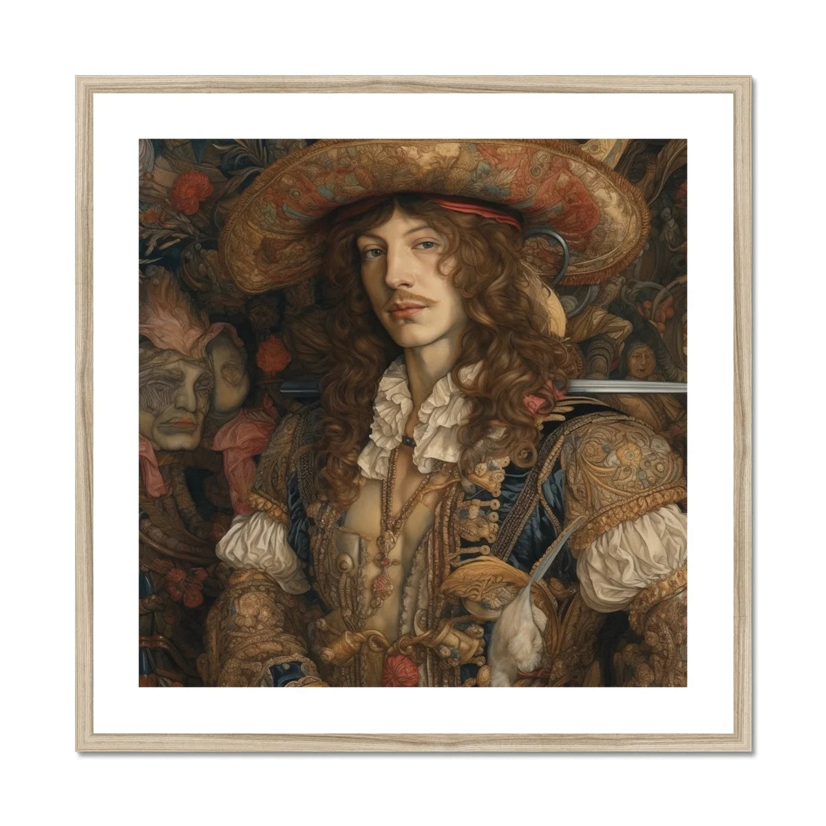 Botticelli’s Outlaw - Gay Renaissance Cowboy Art Print