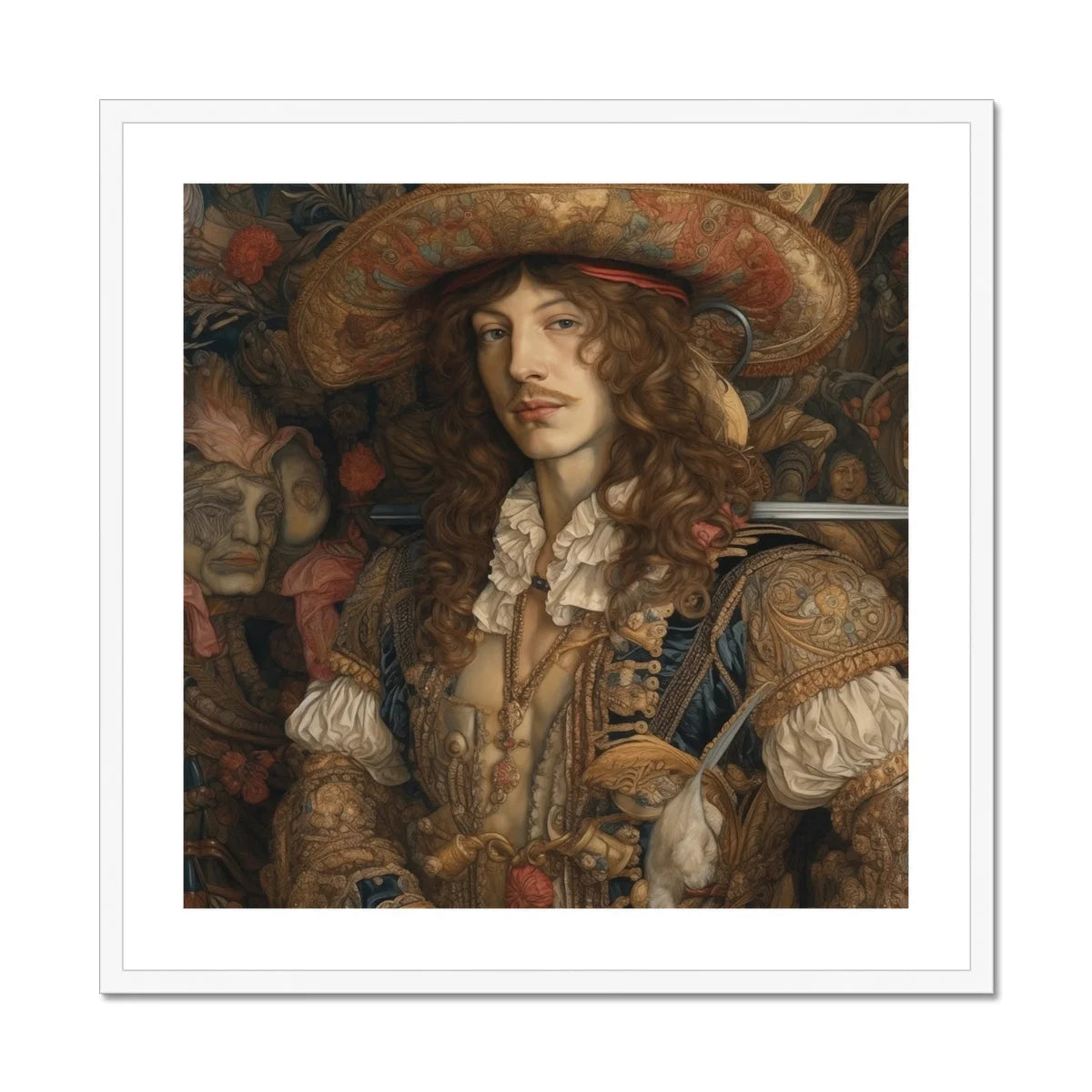 Botticelli’s Outlaw - Gay Renaissance Cowboy Art Print