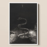 And Bound Him a Thousand Years - Stampa d'arte di Odilon Redon / Tela, 12x17’’ / A3 / Cornice bianca, Poster Stampe & Visual Artwork, Toby Leon