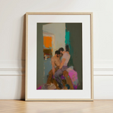 Bounty - Grungy Gay Romance Art Print / Canvas, Grungy Gay Romance, Gay Romance Art, Romance Art Print