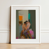 Bounty - Grungy Gay Romance Art Print / Canvas, Grungy Gay Romance, Gay Romance Art, Romance Art Print