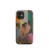 Bounty - Passionate Gay Couple Modern Art Iphone Case, 12 Mini / Matte, Iphone Case Intimate Painting