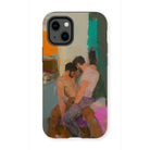 Bounty - Passionate Gay Couple Modern Art Iphone Case, 13 Mini / Matte, Iphone Case Abstract Painting Two Men