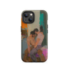 Bounty Passionate Gay Couple Modern Art Iphone Case, 14 / Matte, Iphone Case Painting Two Men