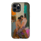 Bounty - Passionate Gay Couple Modern Art Iphone Case, 14 Pro Max / Matte, Iphone Case Abstract Painting Two Men