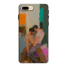 Bounty Passionate Gay Couple Modern Art Iphone Case, 8 Plus / Matte, Phone Case Abstract Painting Two Men