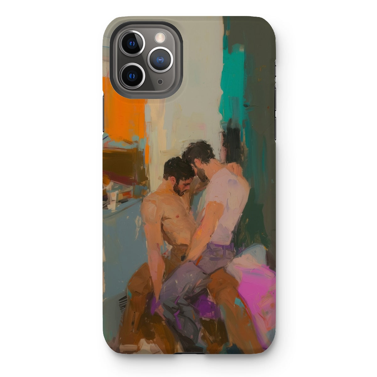 Bounty - Passionate Gay Couple Modern Art Iphone Case - 11 Pro Max / Matte