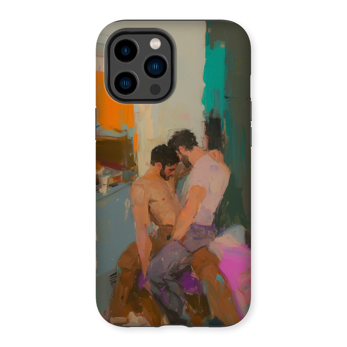 Bounty - Passionate Gay Couple Modern Art Iphone Case - 14 Pro Max / Matte