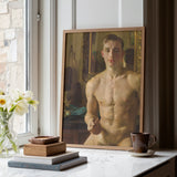 The Boxer - Konstantin Andreevic Somov Kunstdruck / Leinwand, Poster Drucke & visuelle Kunstwerke, Toby Leon