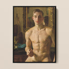 The Boxer - Konstantin Andreevic Somov Framed Canvas Posters Prints & Visual Artwork